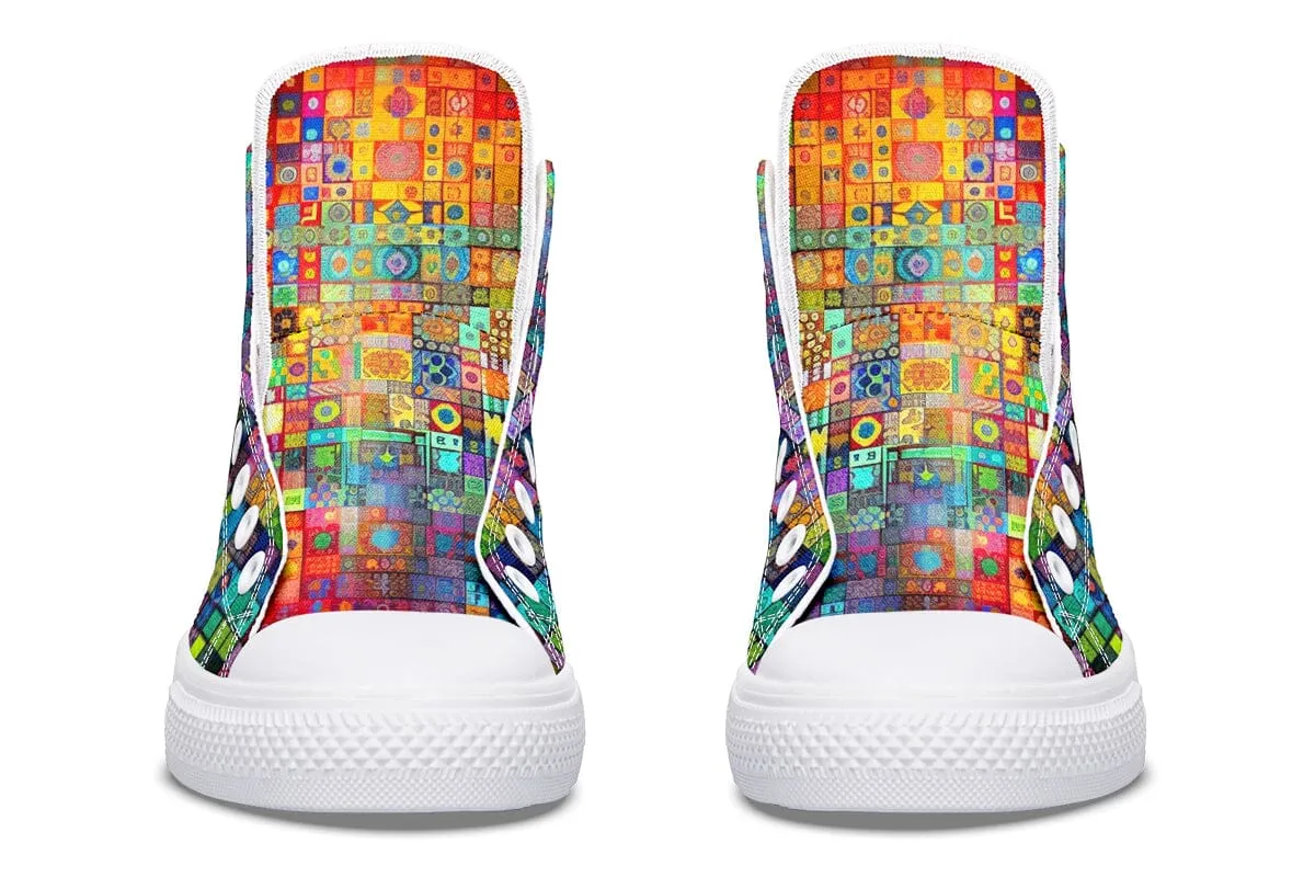 Blotter Fuzz High Top Shoes