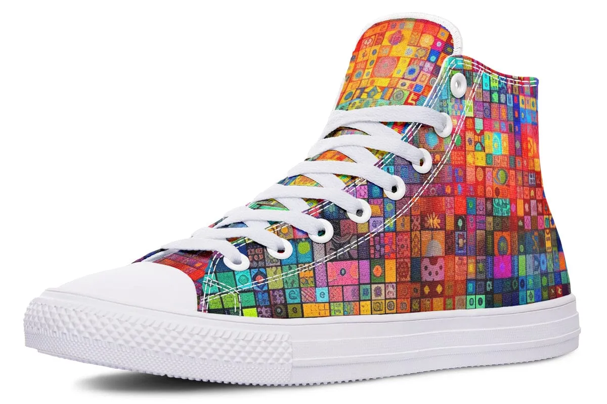 Blotter Fuzz High Top Shoes