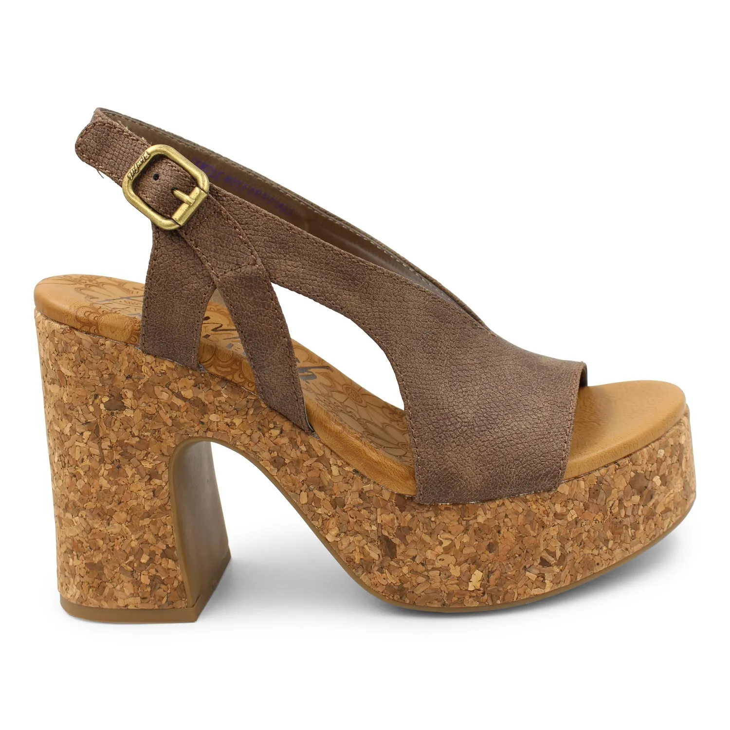 Blowfish Partea Heels in Taupe