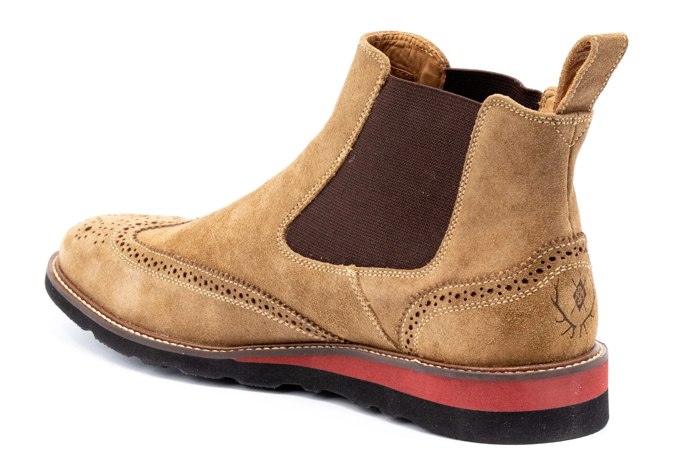 Blue Ridge Suede Chelsea Boots - Khaki