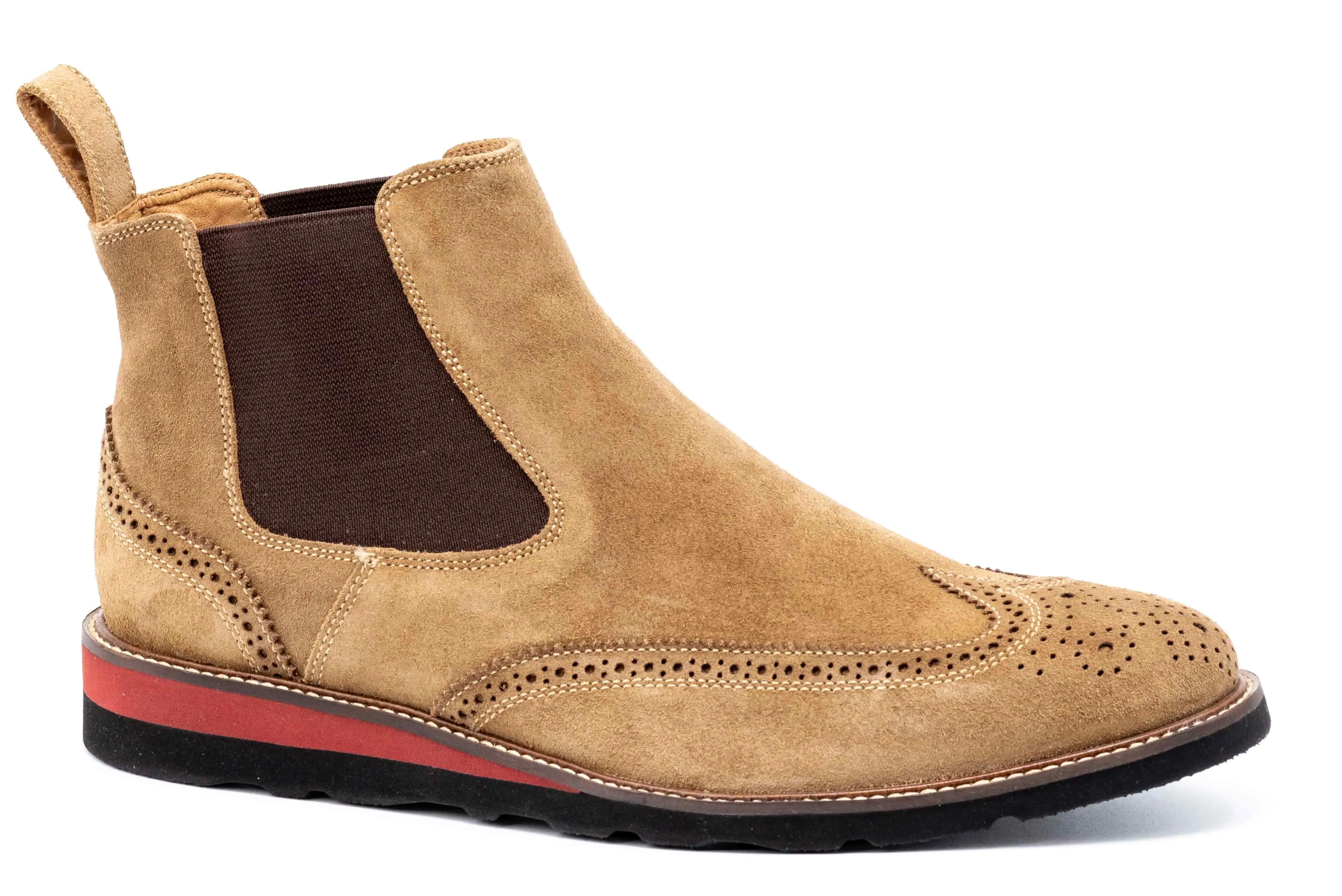 Blue Ridge Suede Chelsea Boots - Khaki