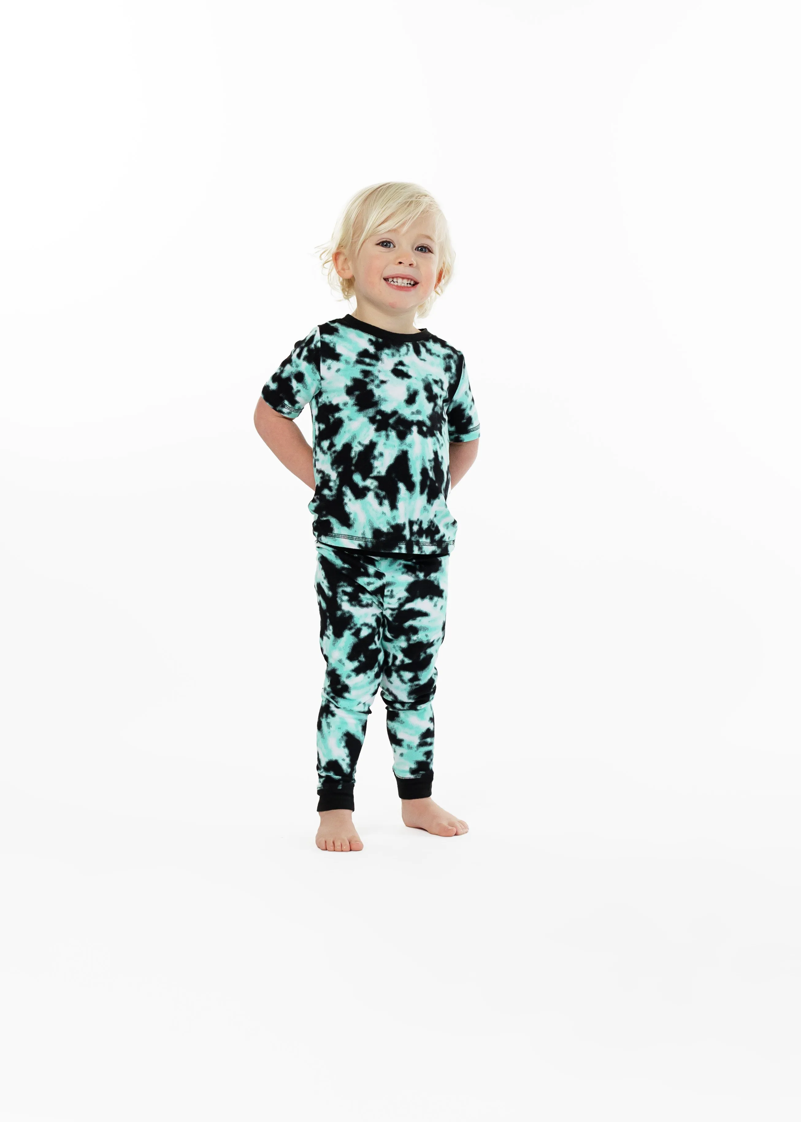 Boys Tie-Dye Super Soft Snug Fit 2-Piece Pajama Sleep Set