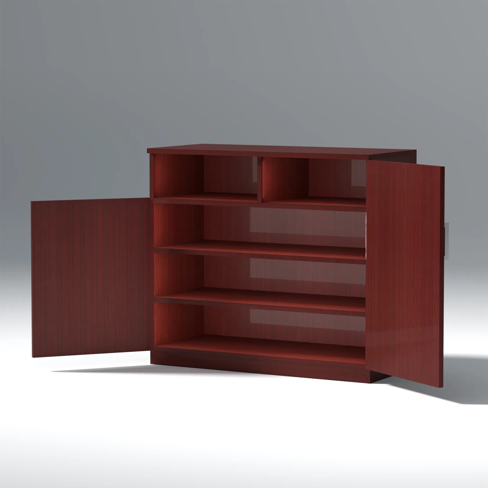 Brady Engineered Wood Shoerack In Mahogany