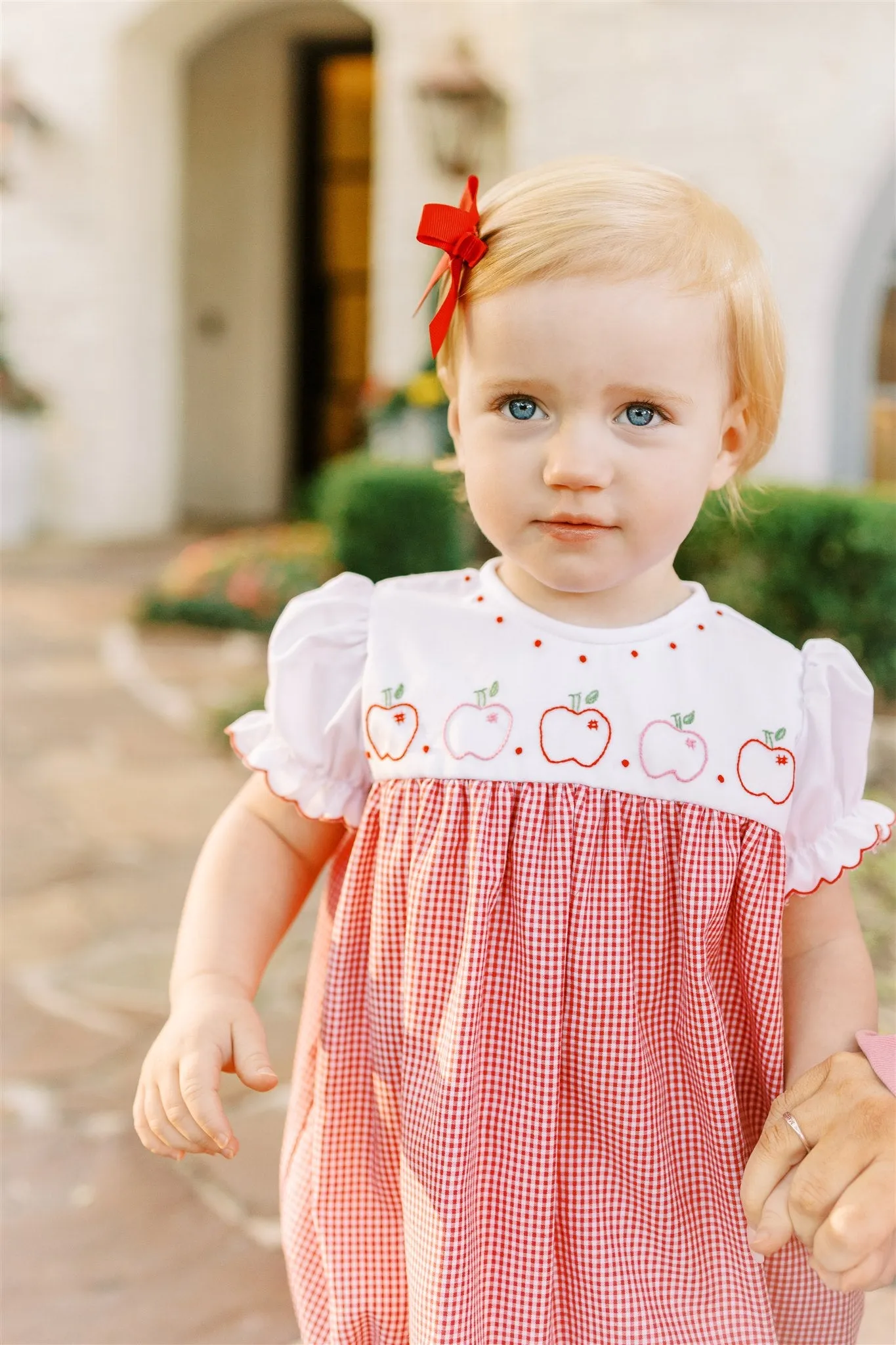 Braeburn Girl Bubble Red Gingham