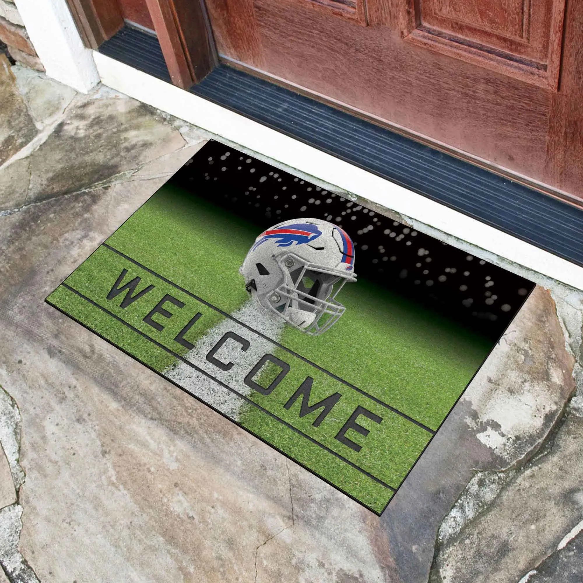 Buffalo Bills Rubber Door Mat - 18in. x 30in.