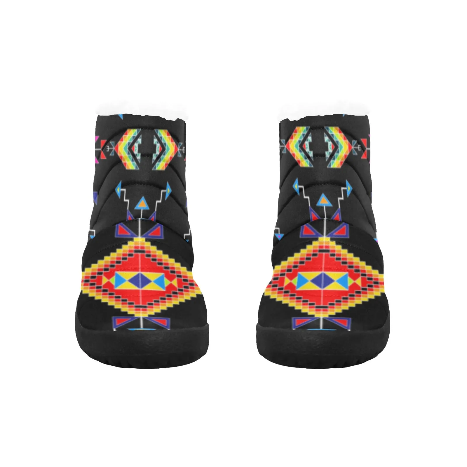 Buffalo Jump Black Women's Cotton-Padded Shoes