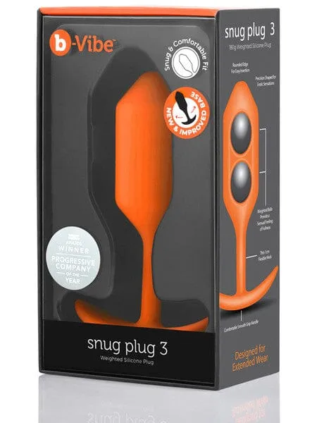 bVibe Snug Plug - Weighted BUTT PLUG