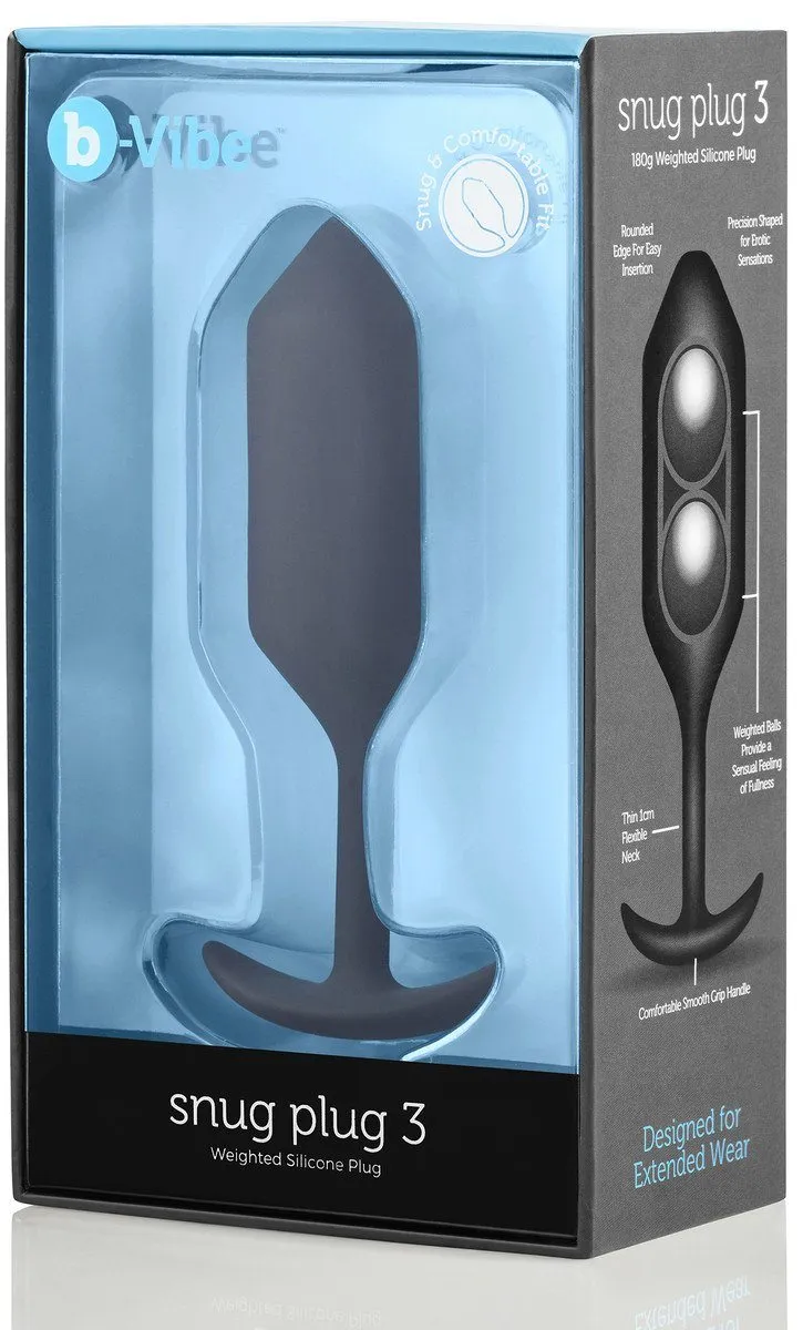 bVibe Snug Plug - Weighted BUTT PLUG