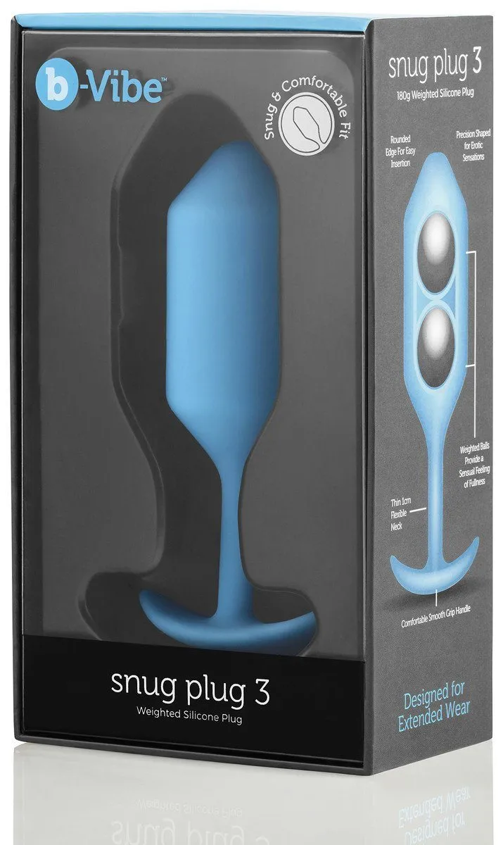 bVibe Snug Plug - Weighted BUTT PLUG