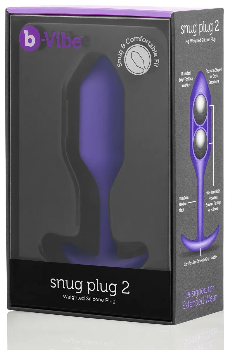 bVibe Snug Plug - Weighted BUTT PLUG