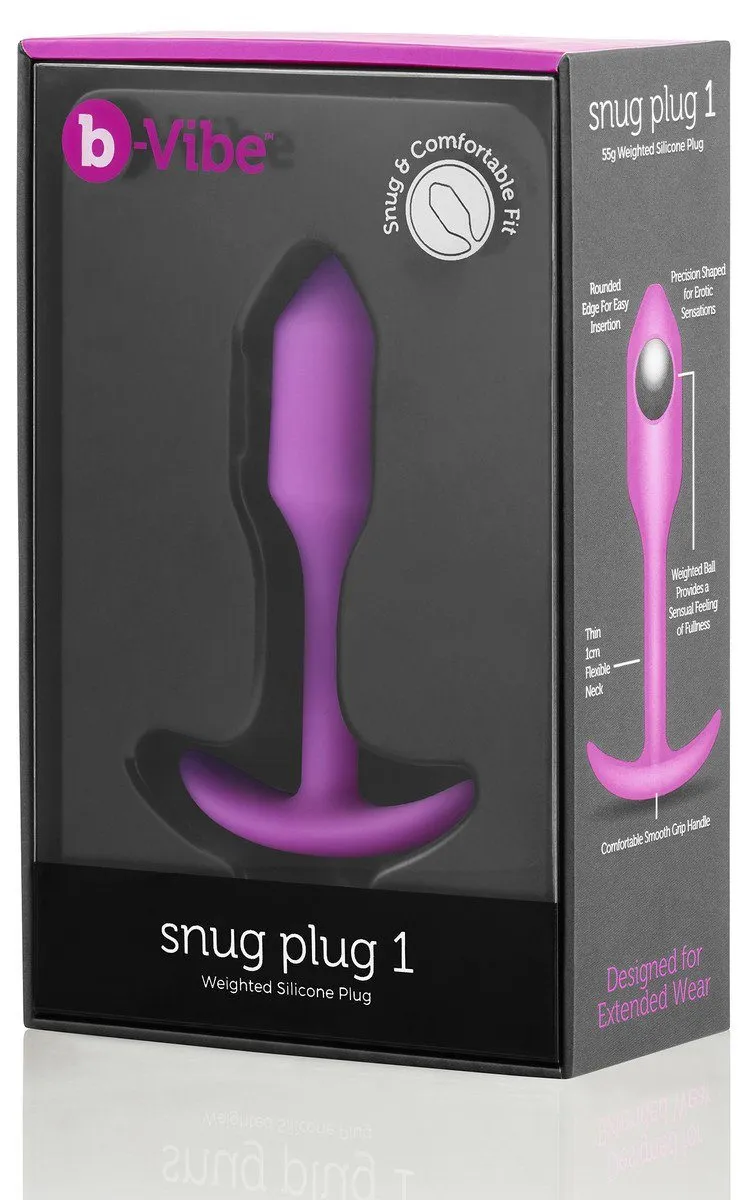 bVibe Snug Plug - Weighted BUTT PLUG