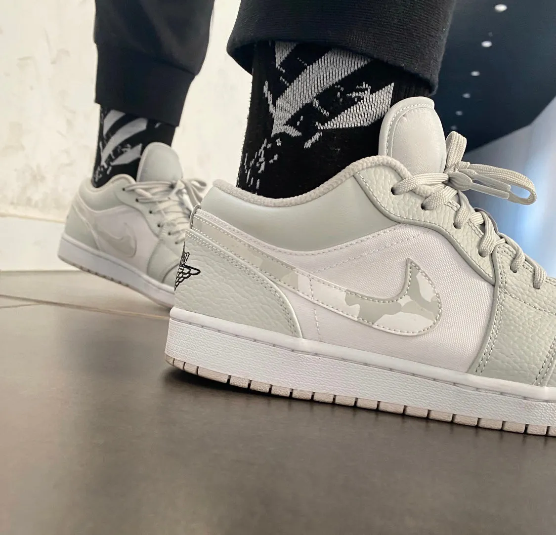 CE - AJ1 grey and white caCEuflage