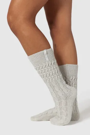 Chaussettes Tricotées Snug - Givre