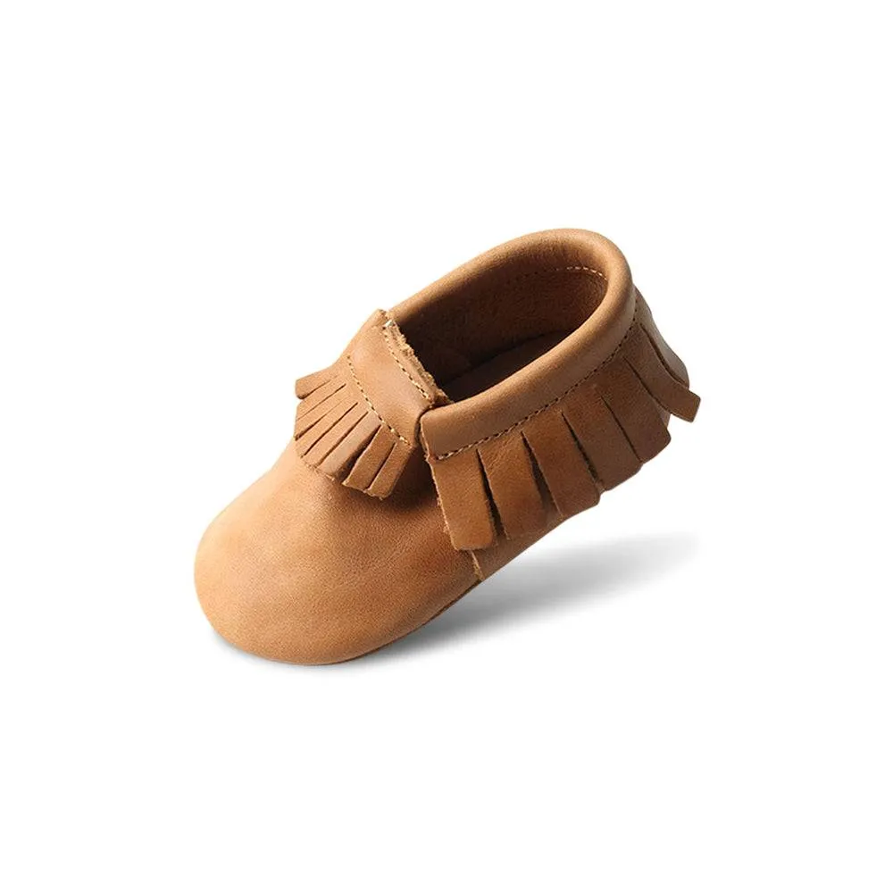 Chipmunk Baby Fringed Moccasin Shoe