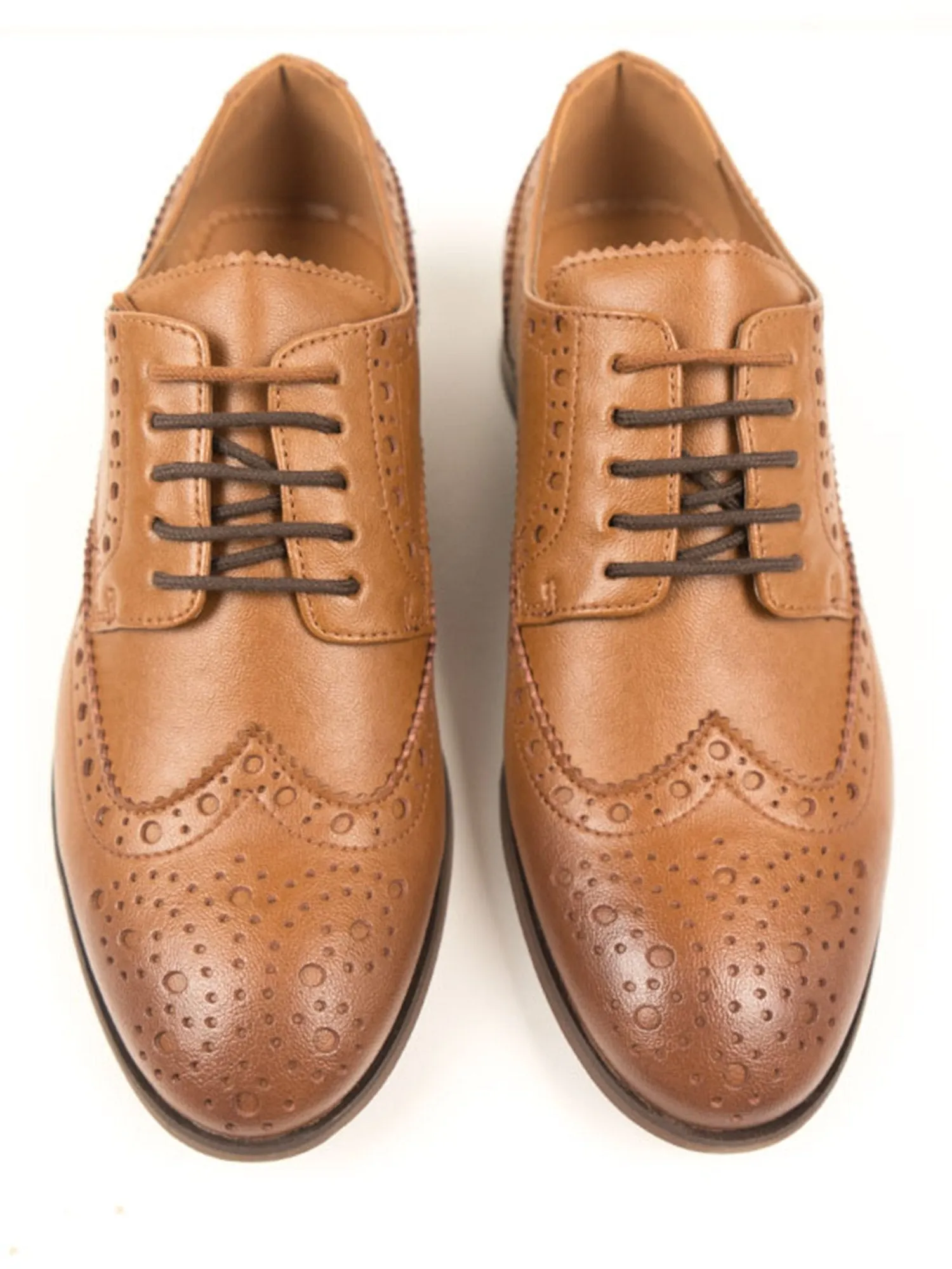 City Wingtip Brogue Oxfords