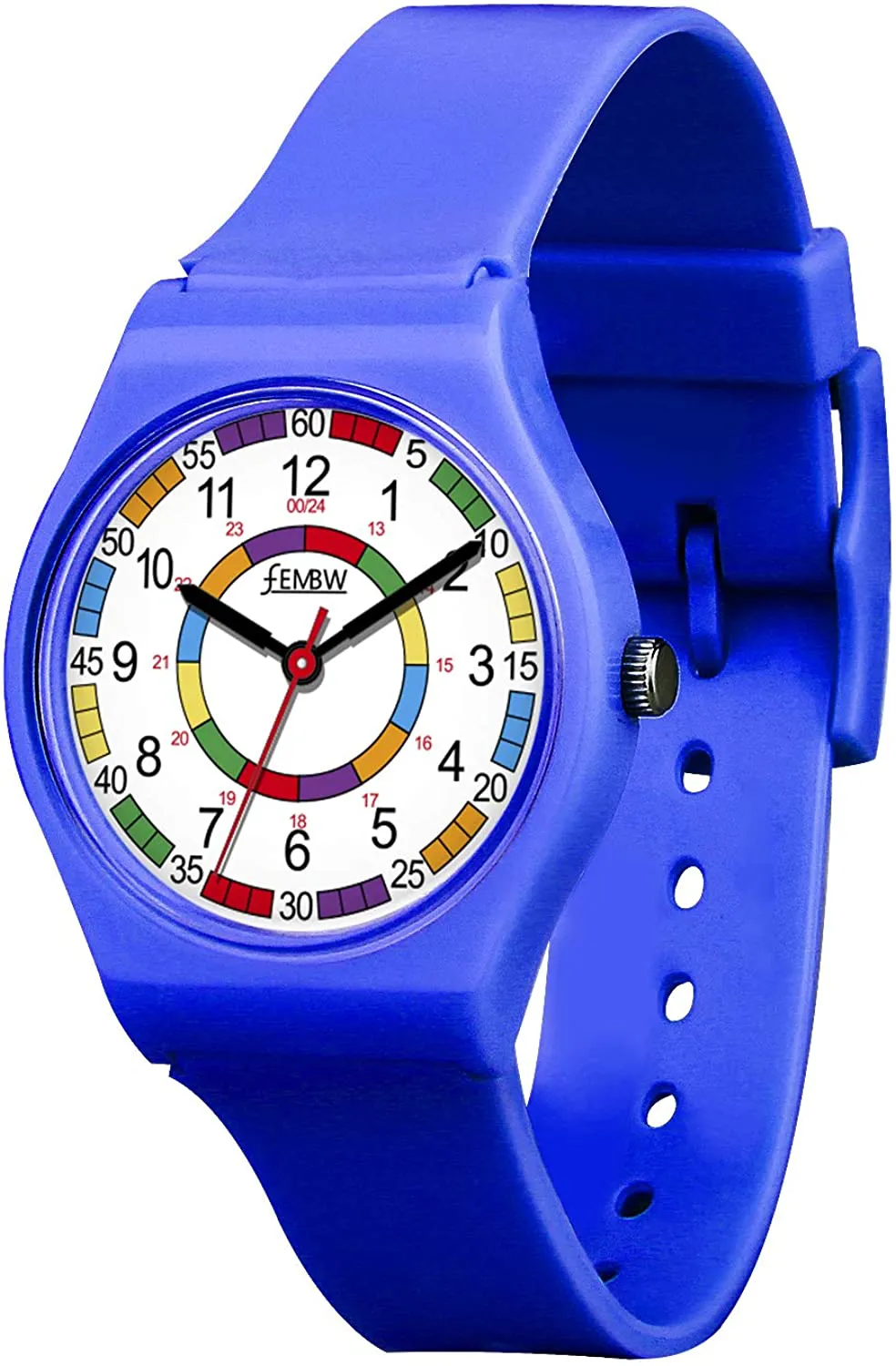 Colorful Plastic Analog Watch for Teens, 30M Water Resistant