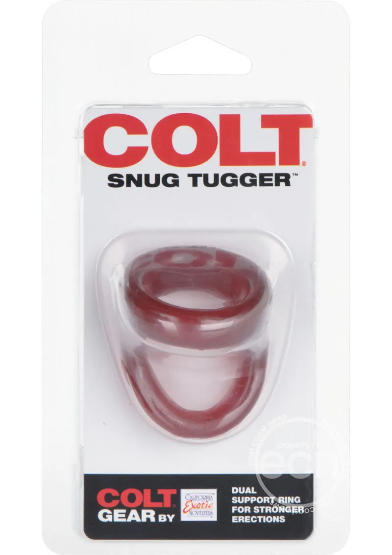 Colt Snug Tugger Dual Support Cock Ring Red