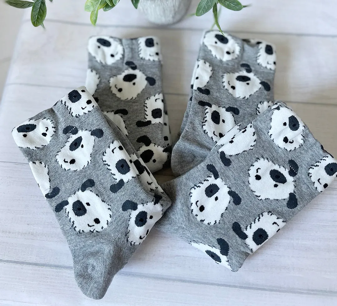 Comfy Socks | Monogram Socks,Puppy Socks, Unisex Socks, Sneakers Socks, Cotton S