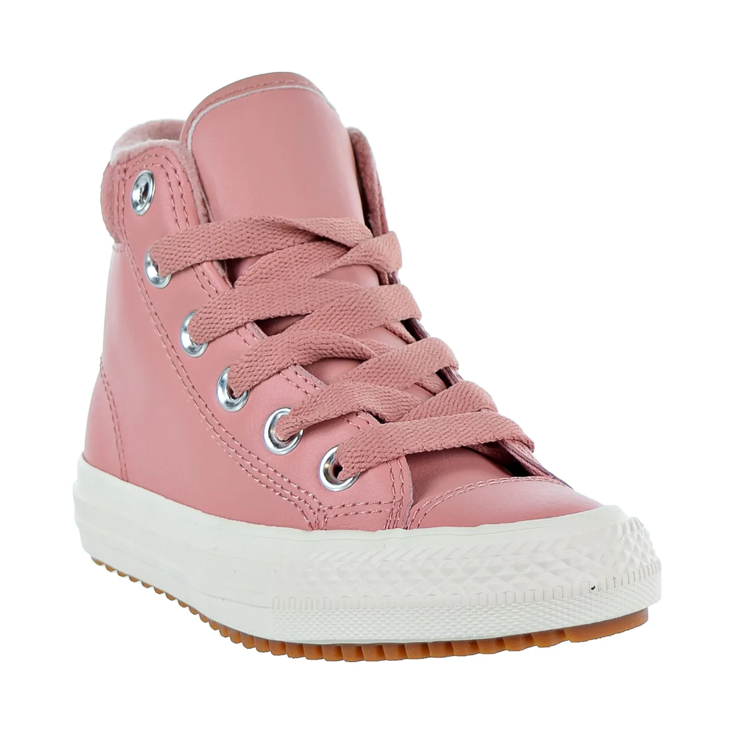 Converse Chuck Taylor All Star PC Boot Hi Kids Shoes Rusk Pink/Burnt Caramel