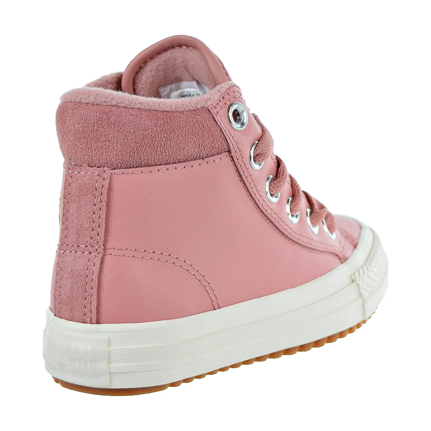 Converse Chuck Taylor All Star PC Boot Hi Kids Shoes Rusk Pink/Burnt Caramel