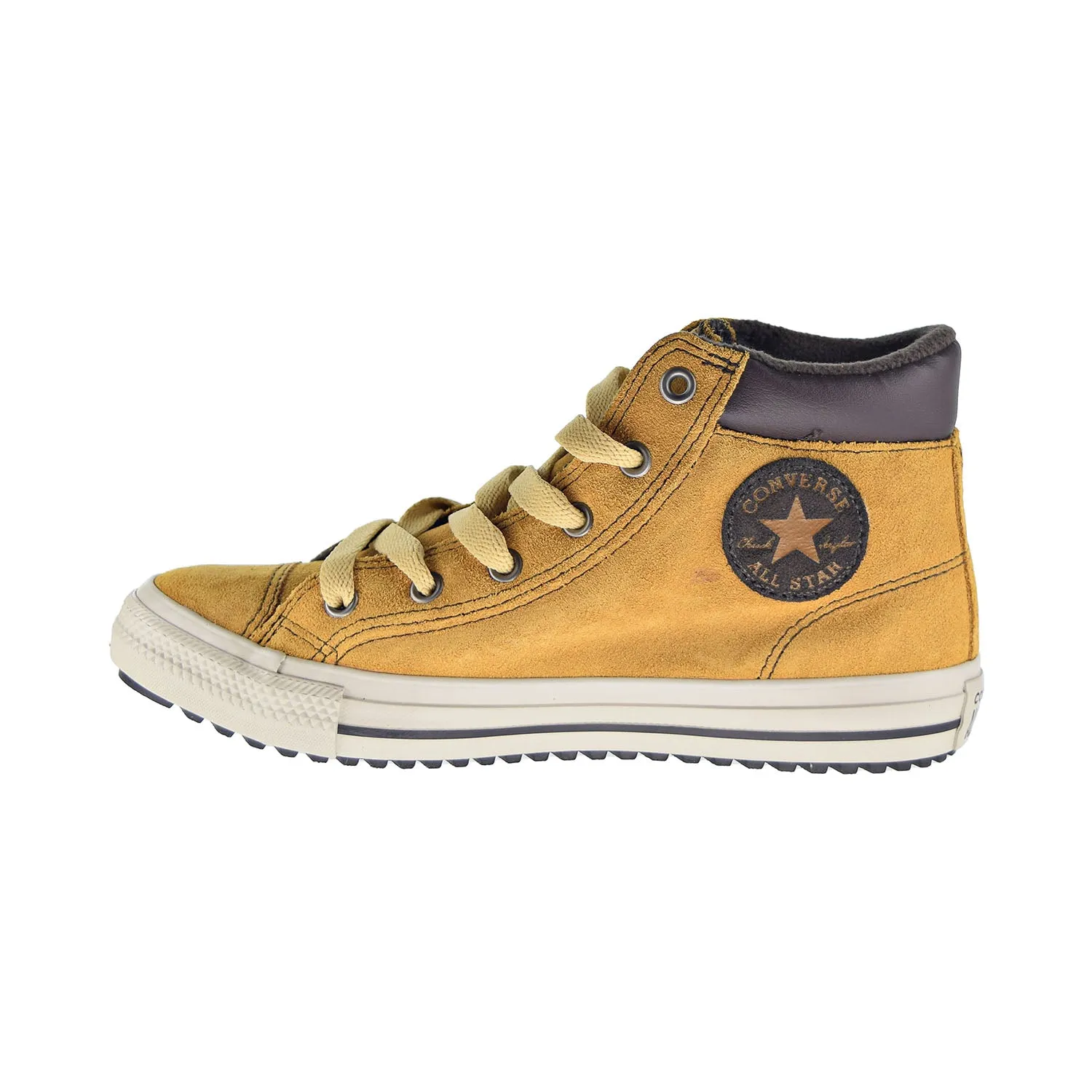 Converse Chuck Taylor All Star PC Boot Hi Kids' Shoes Wheat-Birch Bark