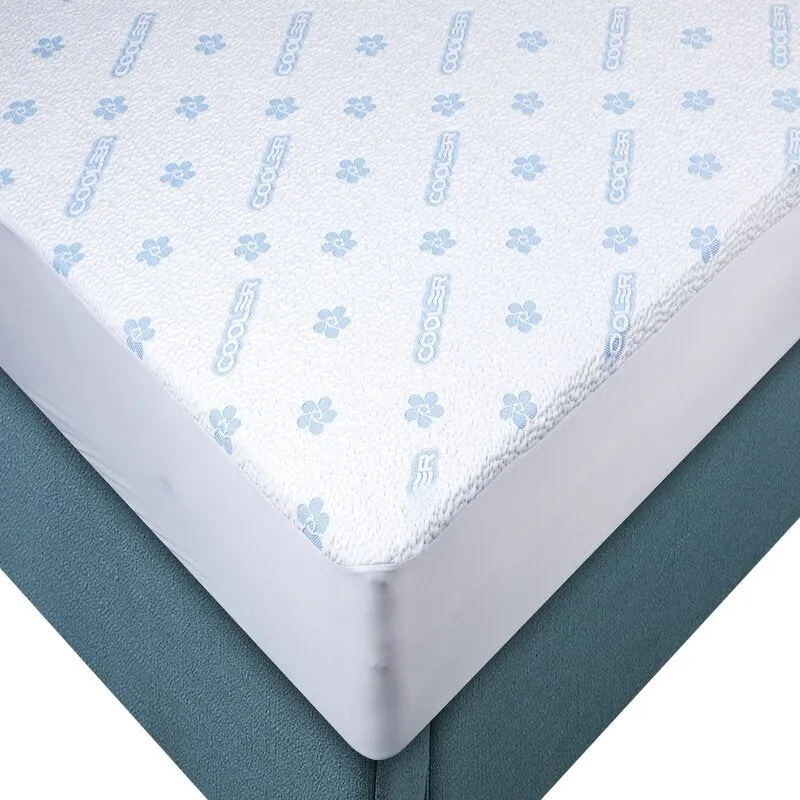 Cooling Fibre Mattress Protector, Full/Double,