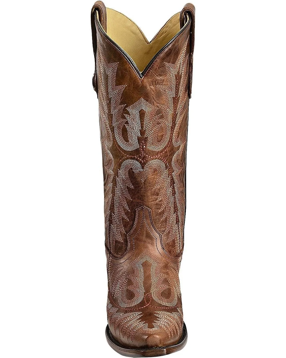 Corral Women's Picasso Cognac Cowgirl Boot Snip Toe Cognac - G1923