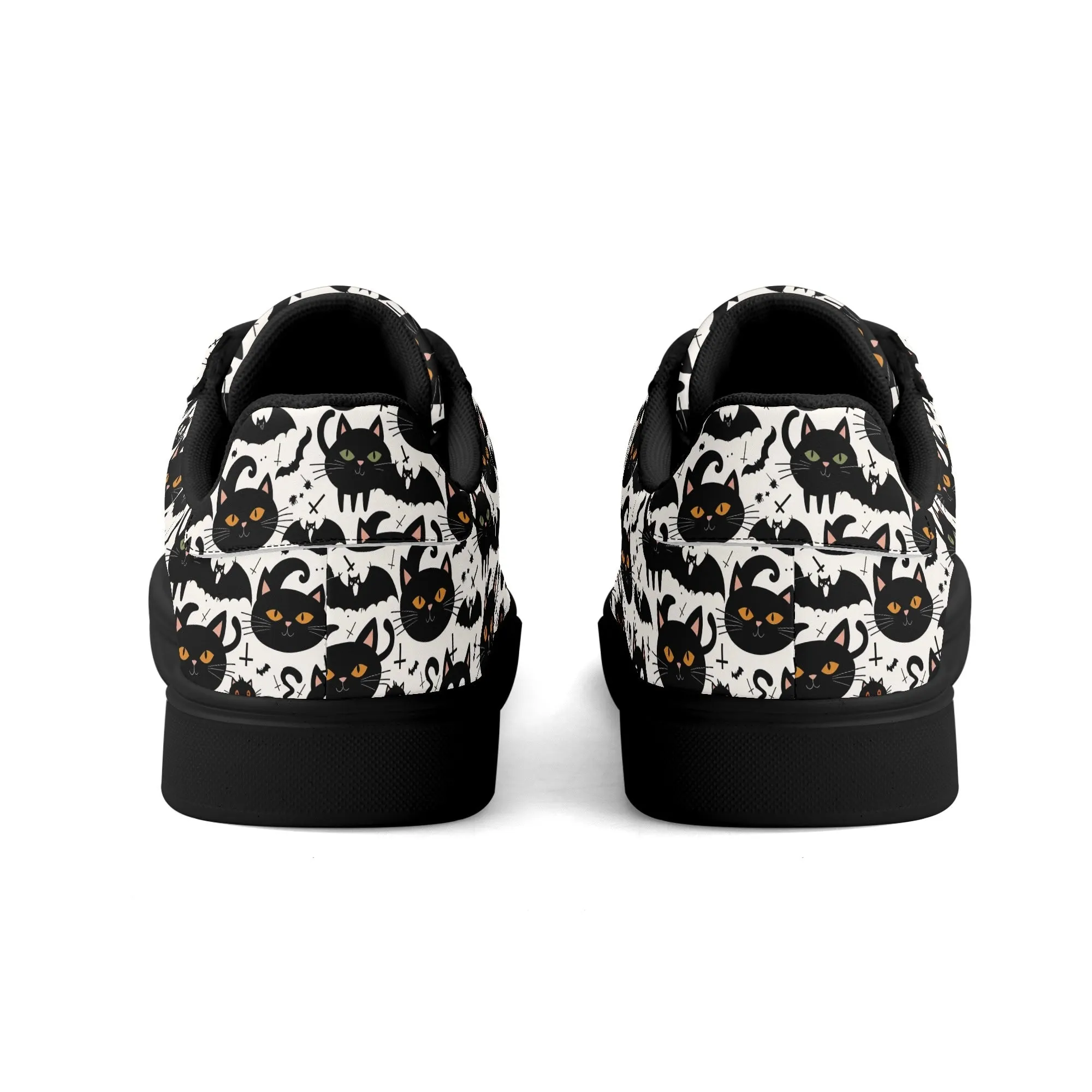 Crazy Cat Lady Adult Lightweight Brand Low Top Leather Shoes