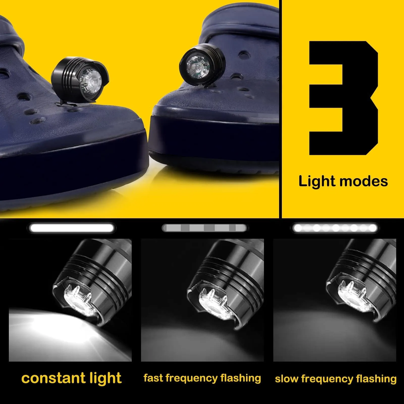 Croc Headlight Shoe Charms