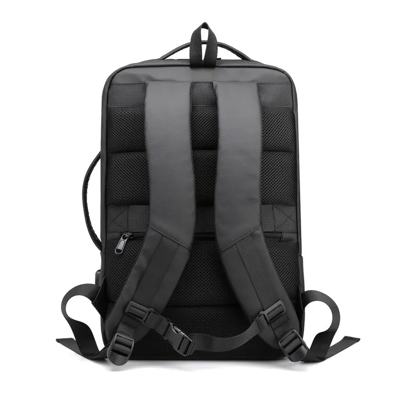 Cross-Border Men's Backpack Fashion Simple Large Capacity Computer Bag Business Commute Backpack Outdoor Leisure Travel Bag