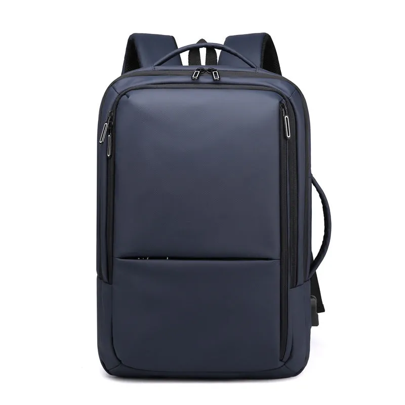 Cross-Border Men's Backpack Fashion Simple Large Capacity Computer Bag Business Commute Backpack Outdoor Leisure Travel Bag