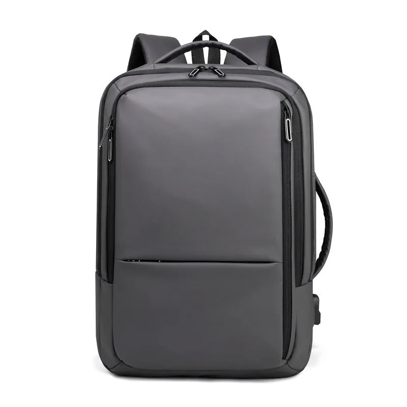 Cross-Border Men's Backpack Fashion Simple Large Capacity Computer Bag Business Commute Backpack Outdoor Leisure Travel Bag