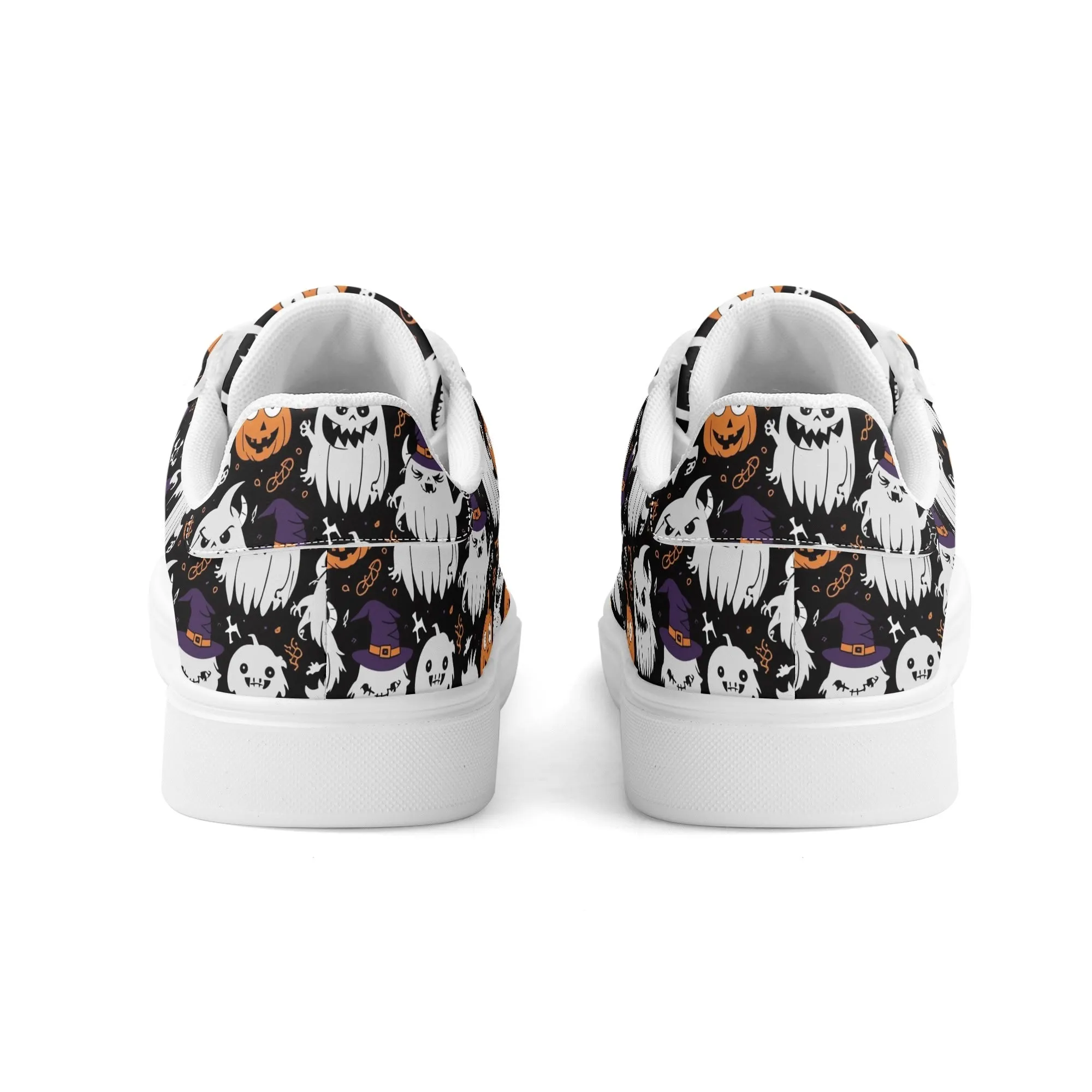 Cute Monster Witches Adult Lightweight Brand Low Top Leather Shoes