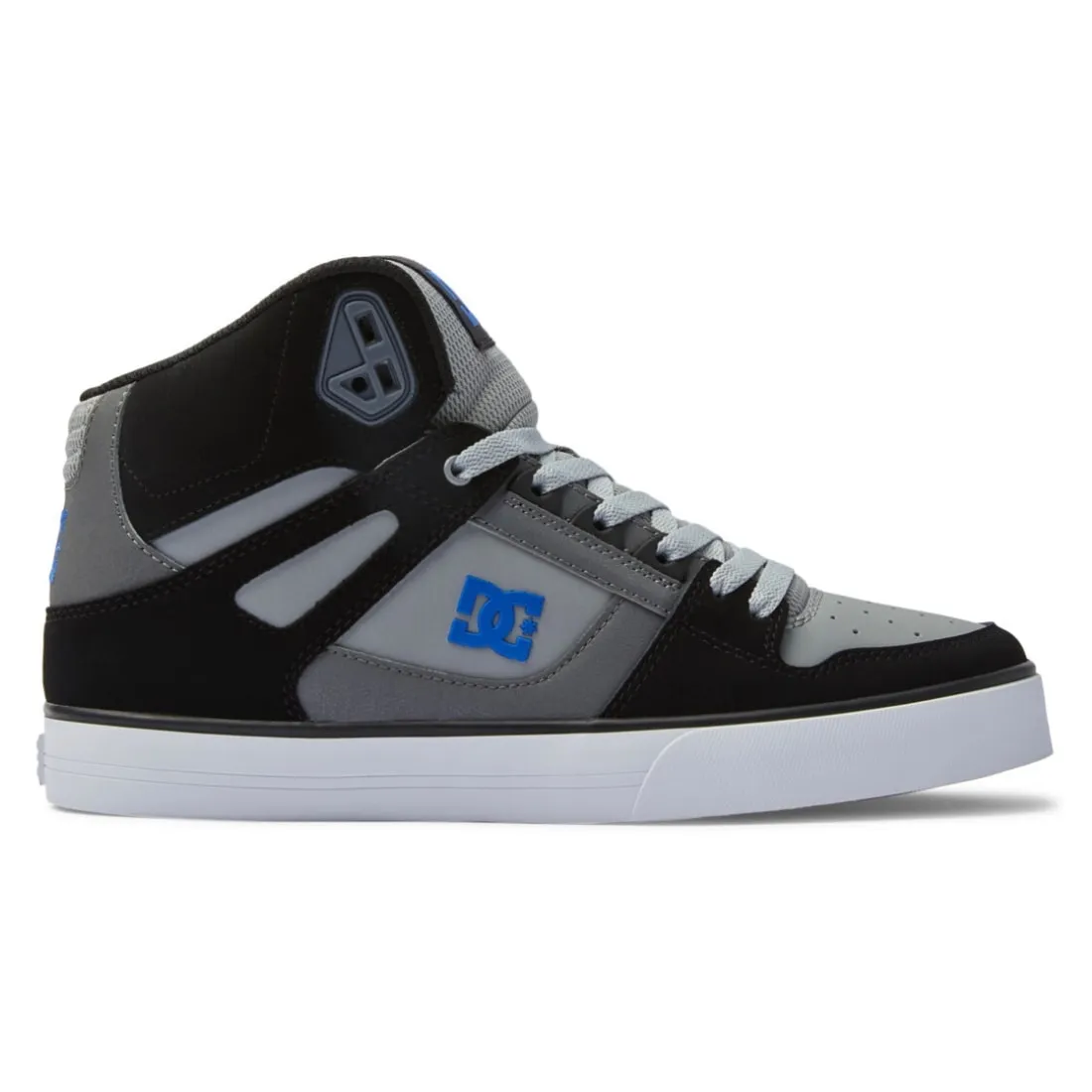 DC Pure High Top WC Shoes - Black/Grey/Blue