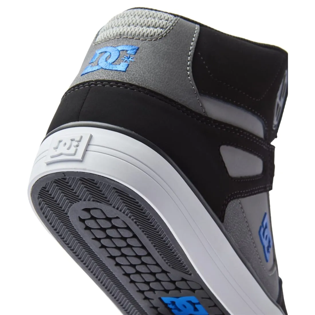 DC Pure High Top WC Shoes - Black/Grey/Blue