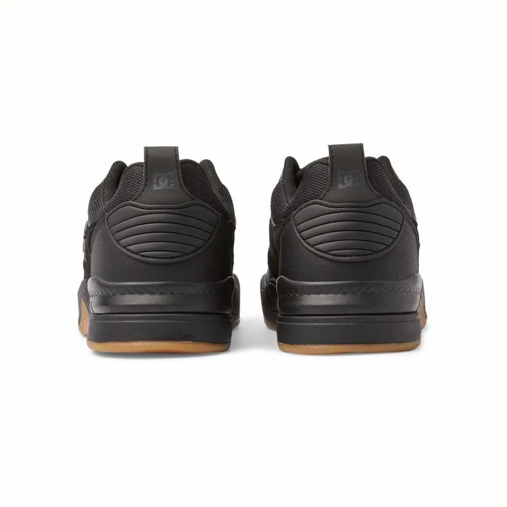 DC Shoes Ascend  Black Black Gum  Skate Shoes