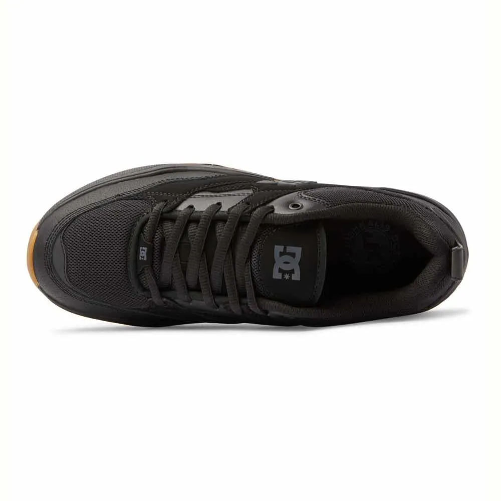 DC Shoes Ascend  Black Black Gum  Skate Shoes