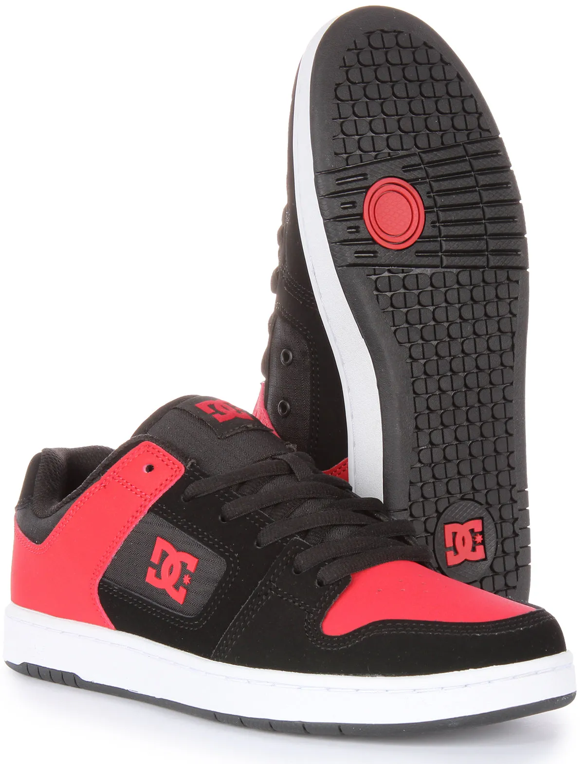 Dc Shoes Manteca 4 In Black Red For Unisex