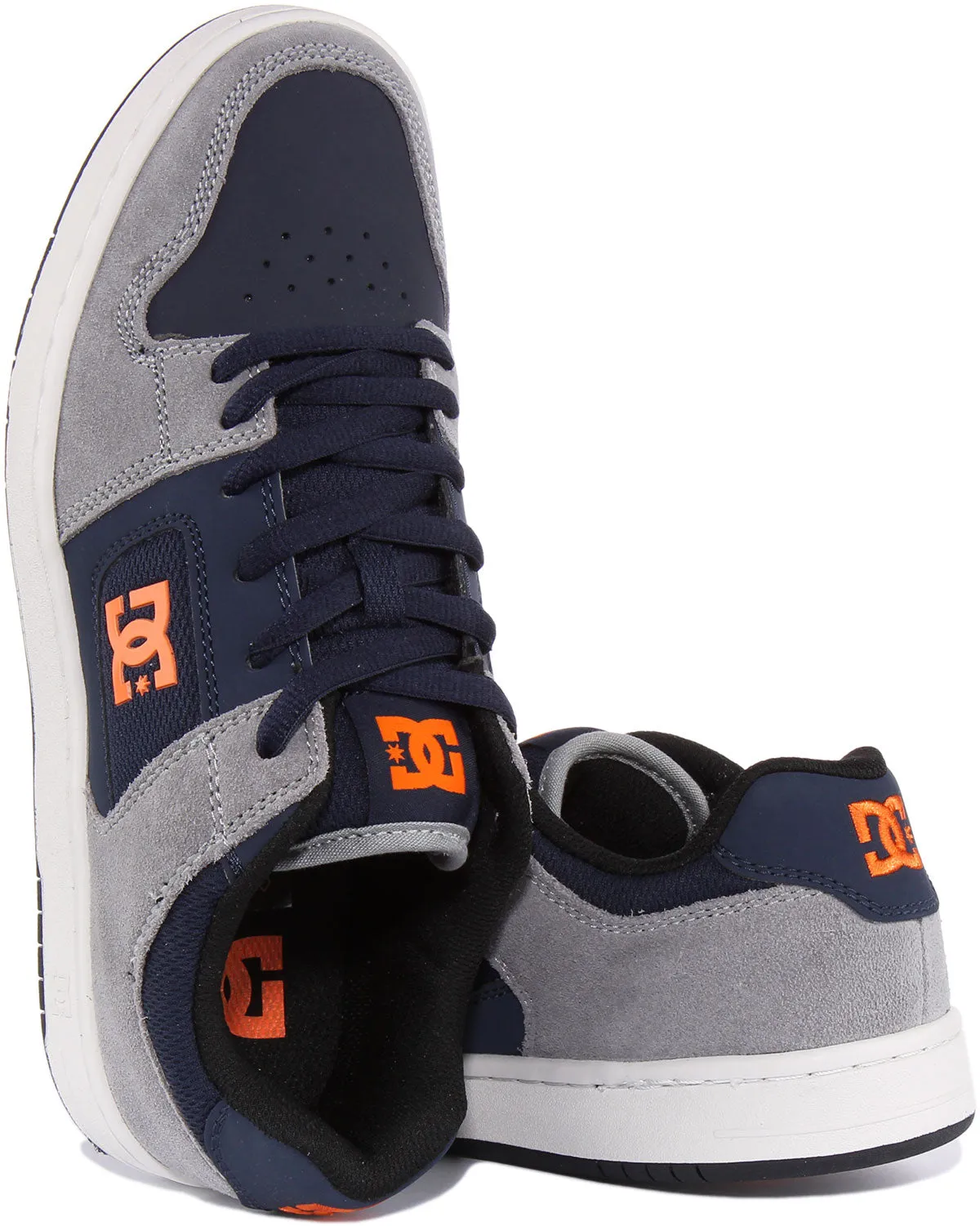 Dc Shoes Manteca 4 In Grey Blue For Men