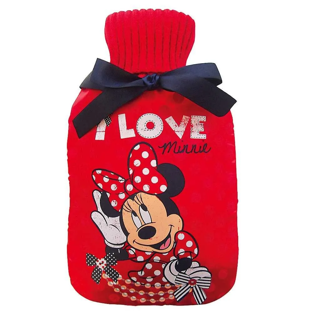 Disney Minnie Mouse Hot Water Bottle & cover set 2LTR