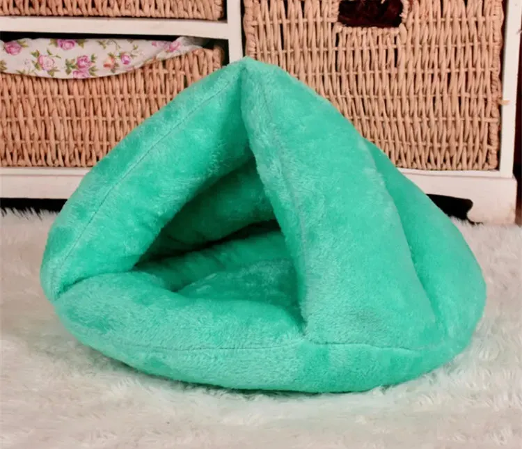 Dog Cat Pet Bed Super Soft & Snug Cave Washable Plush hideaway winter warm bed cosy