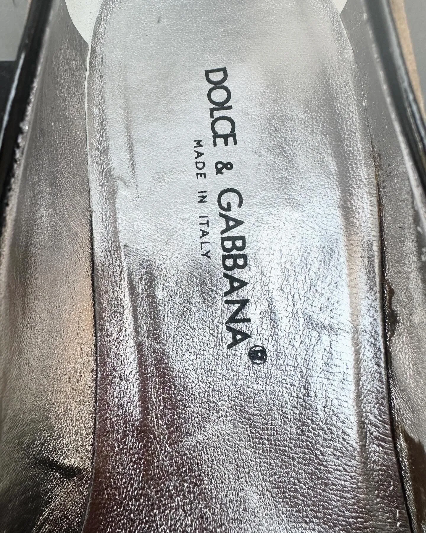 DOLCE & GABBANA Corduroy Kitten Heel Pumps