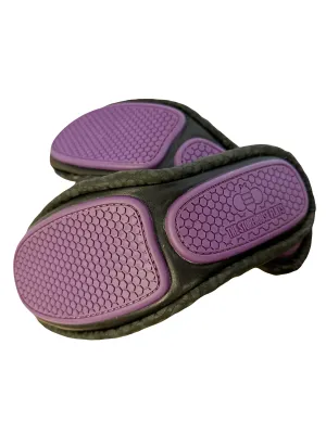 Dusk Raised Suede- purple soles