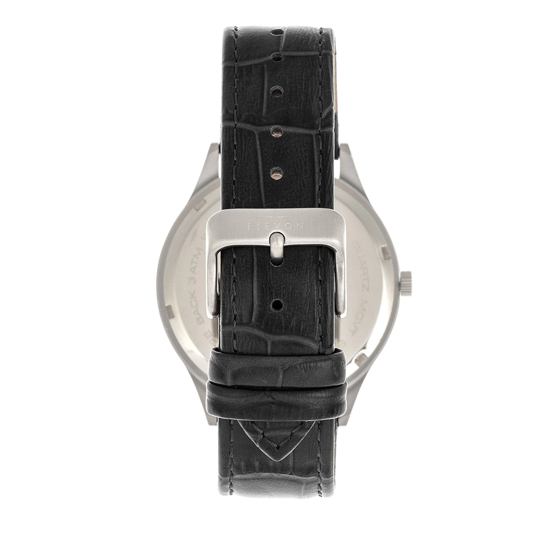 Elevon Concorde Leather-Band Watch w/Date