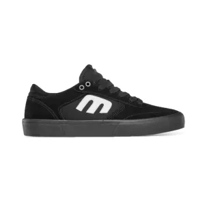 ETNIES 4101000543 552 WINDROW VULC X DEVON SMILLIE MN'S (Medium) Black/White/White Suede & Canvas Skate Shoes