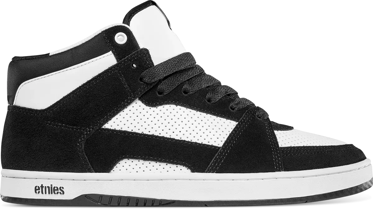 etnies MC Rap Hi Shoe, Black White