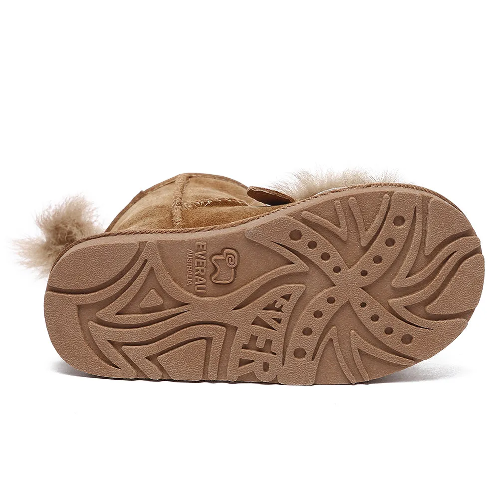 EVERAU Kid Sheepskin Boots Lion Kids Plus #EA3118K