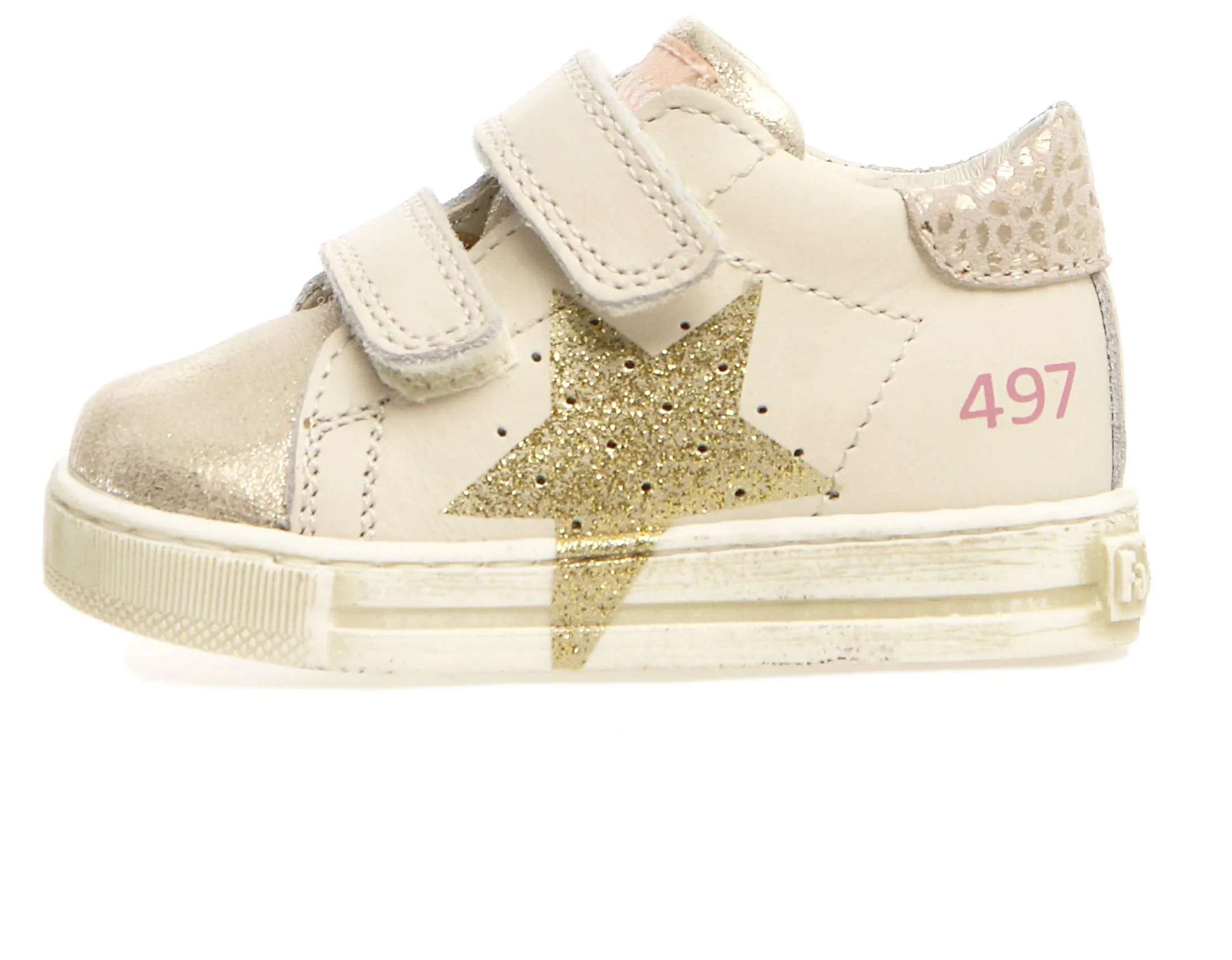 Falcotto Salazar VL Girl's Sneakers - Platinum/Milk