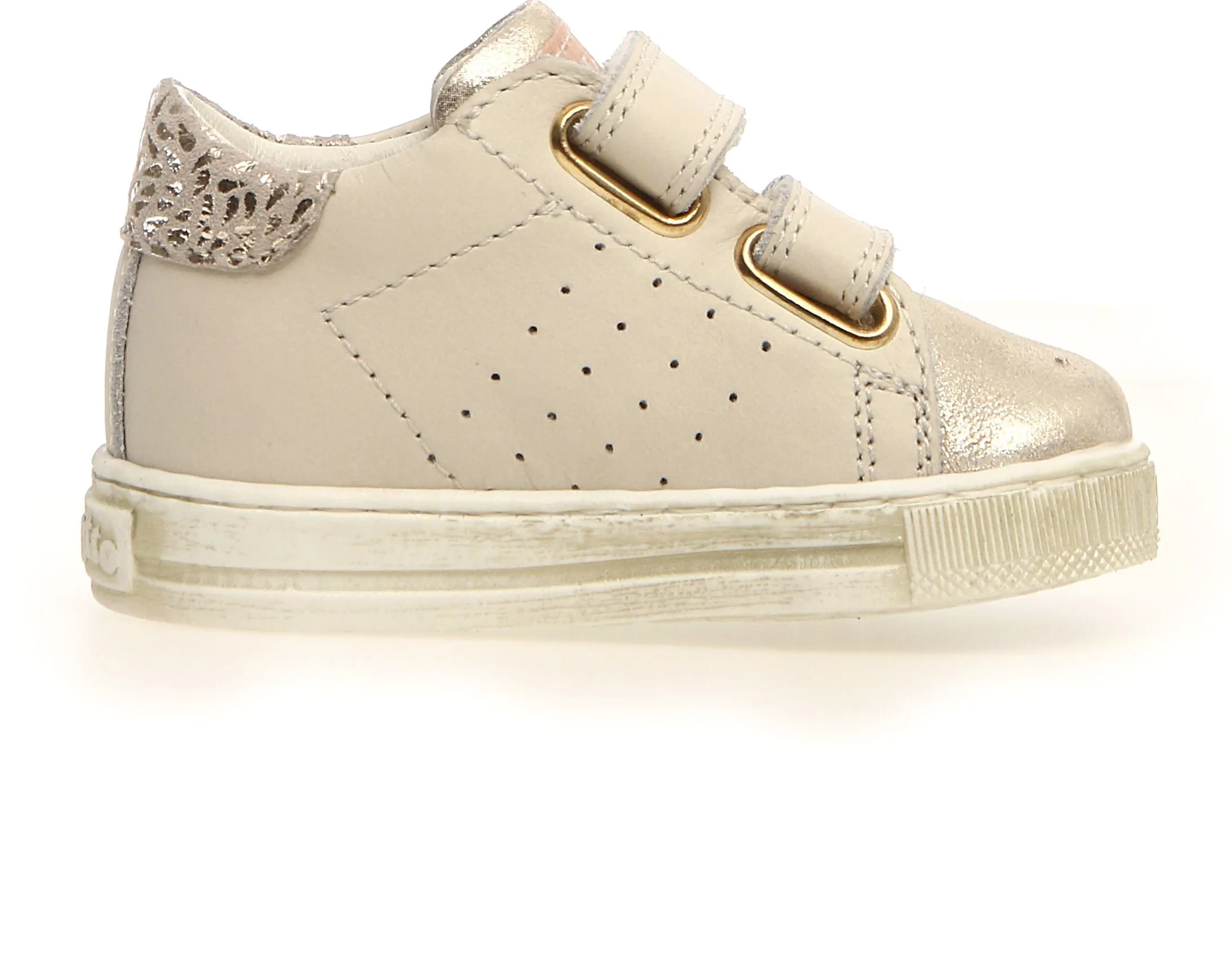 Falcotto Salazar VL Girl's Sneakers - Platinum/Milk