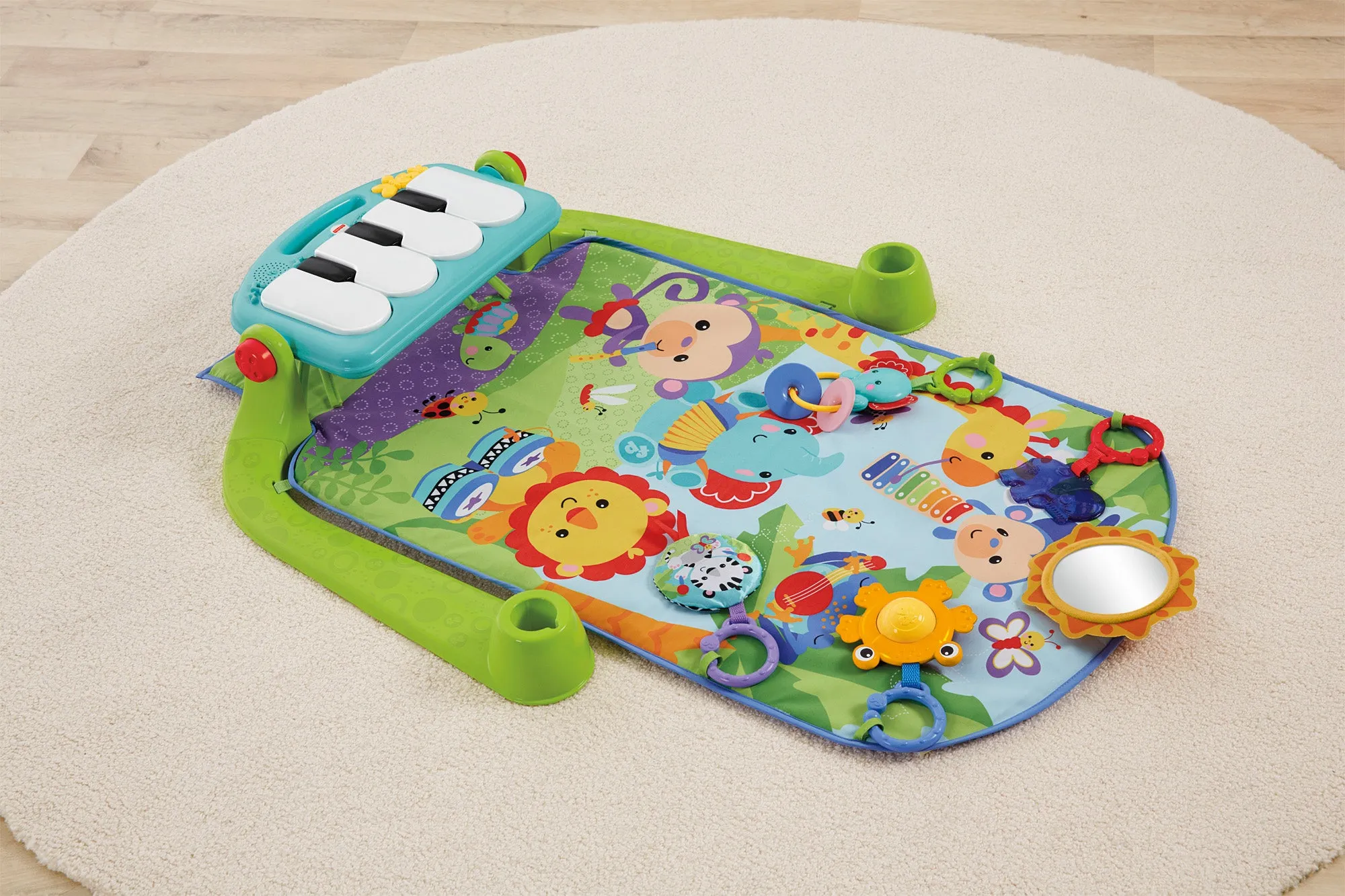 Fitch Baby Baby Kick And Piano Play Mat (Green)